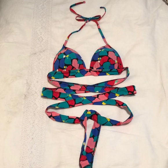 Aerie Wrap Bikini Top - Picture 1 of 4